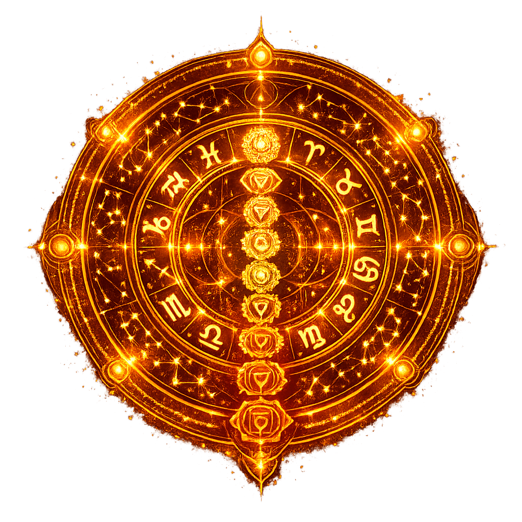 ALP Astrology sacred chakra emblem